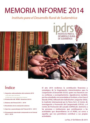 Memoria Informe 2014